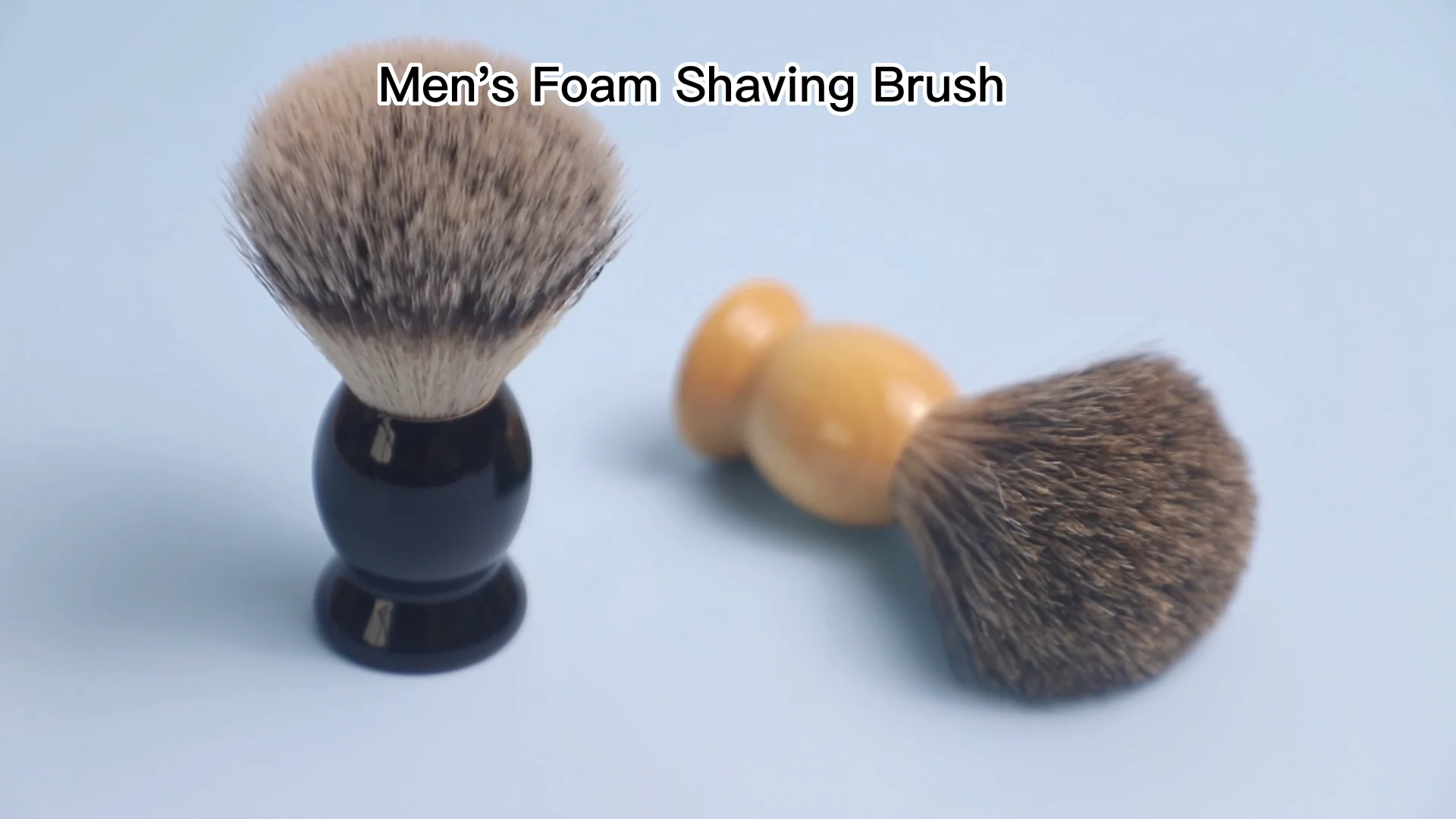 Zh Private Label China Men's Brush Shaving,Stand Barber Vegan Wholesale