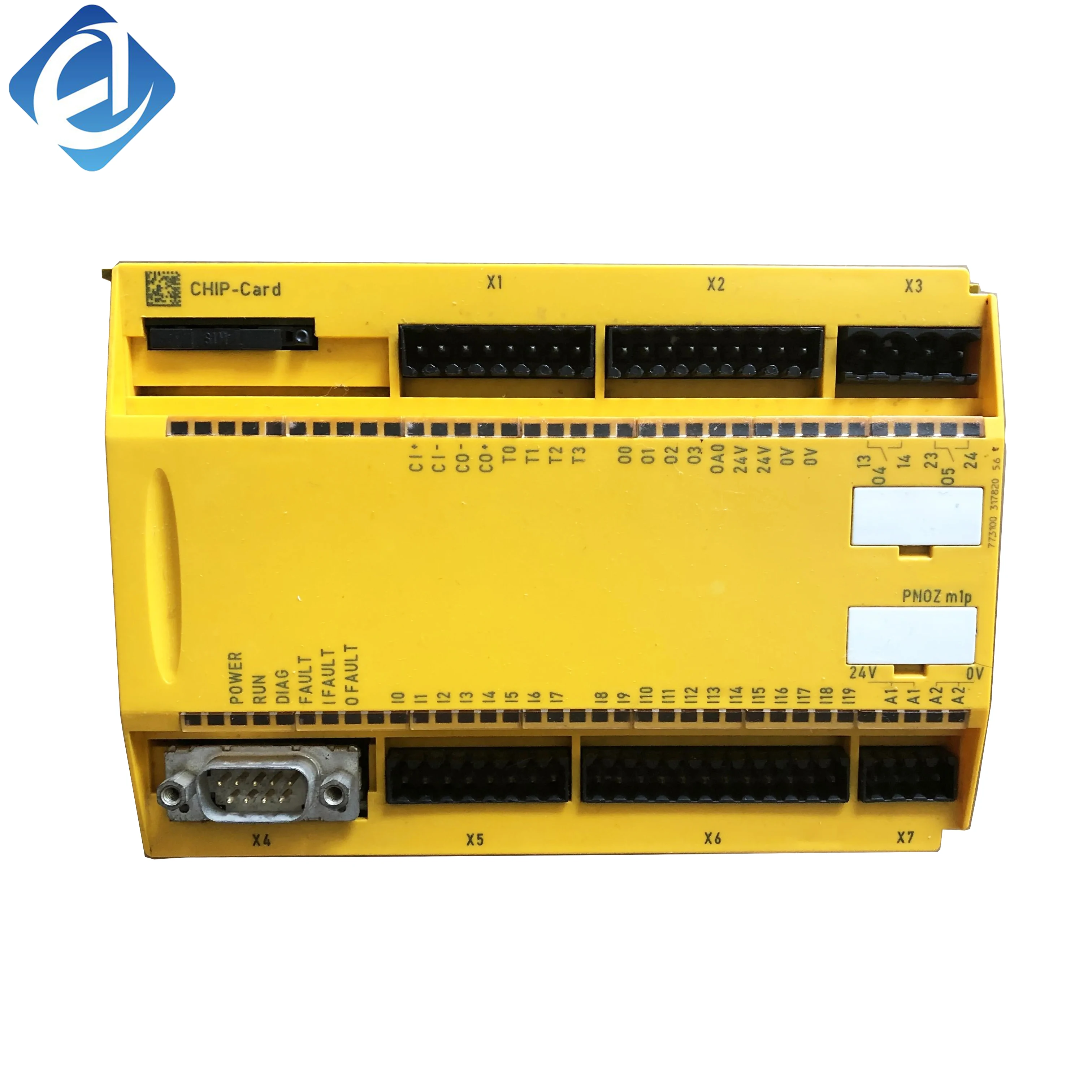 New Original  773110 Safety Expansion Module, PNOZmulti Classic Series. Applied to industrial automation machinery safety monitoring and interlock control. DIN rail mounting design, expandable safety I/O ports, stable running performance