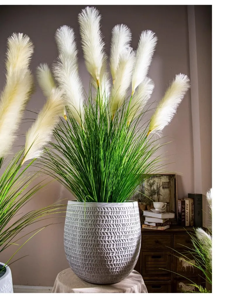 product factory direct mgo flower pot magnesium oxide planter fiber clay lightweight cement decorative indoor outdoor oem manufacturer-4