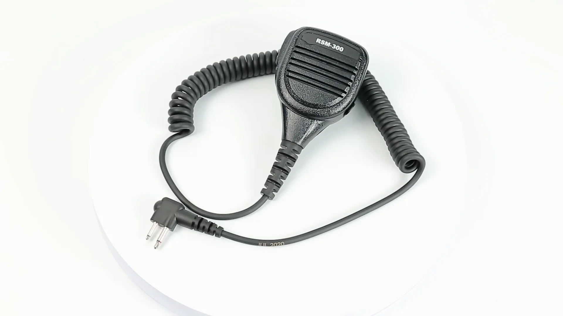 2 Pin Handheld Remote Speaker Microphone For Motorola Dp2000 2400 ...