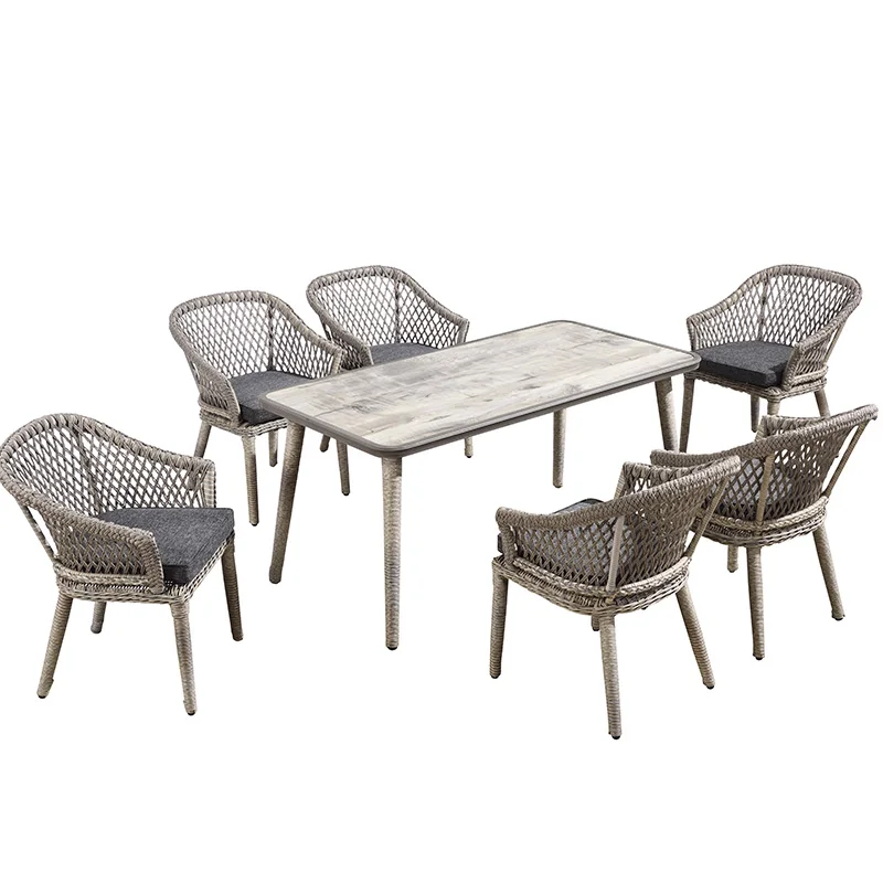 Современный дизайн уличные обеденные столы и стулья для