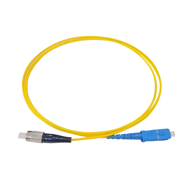 Fiber optic cable Simplex FTTH 1core cable with connector patch cord SC APC pigtail LSZH PVC