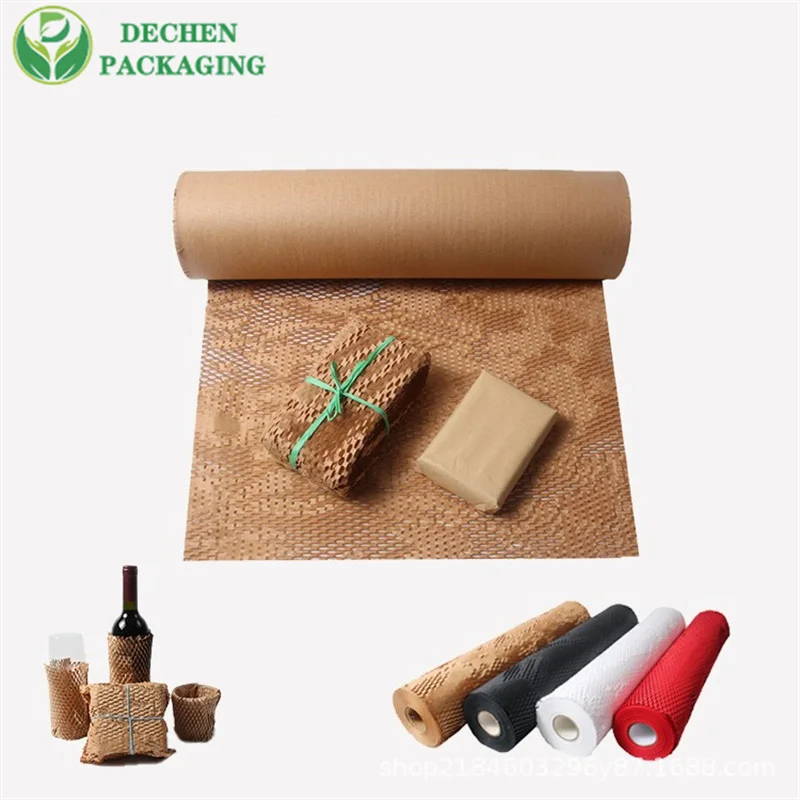 Papier kraft nid d'abeille tapis d'emballage