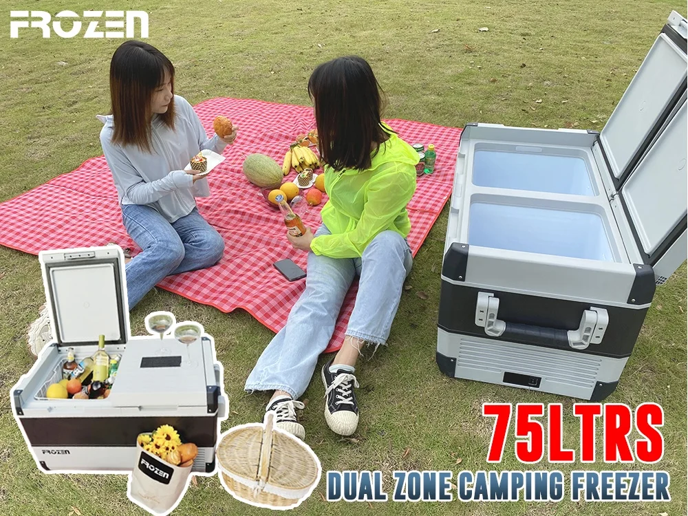 «Холодное сердце» на рост 95 л большой емкости автомобильный холодильник кемпинг морозильная камера для охоты портативные охлаждающий рефрижератор