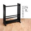 24-hole double-row floor pole stand