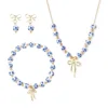 Blue and white porcelain set