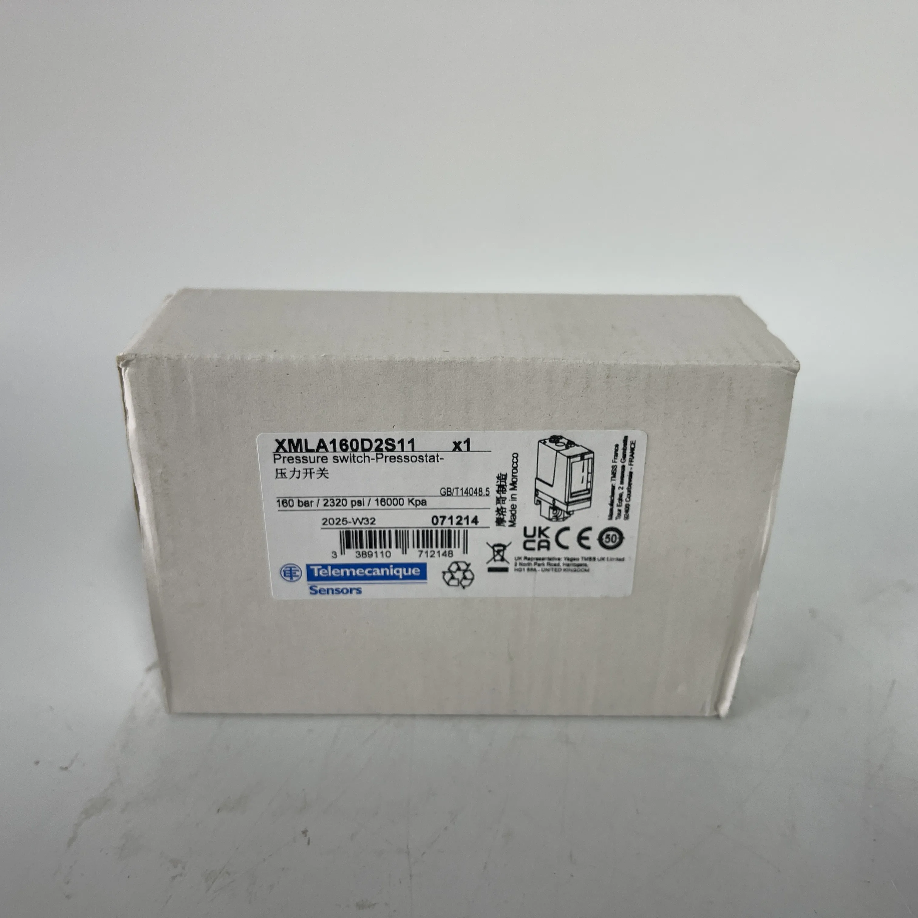 Telemecanique Pressure Switch XMLA160D2S11