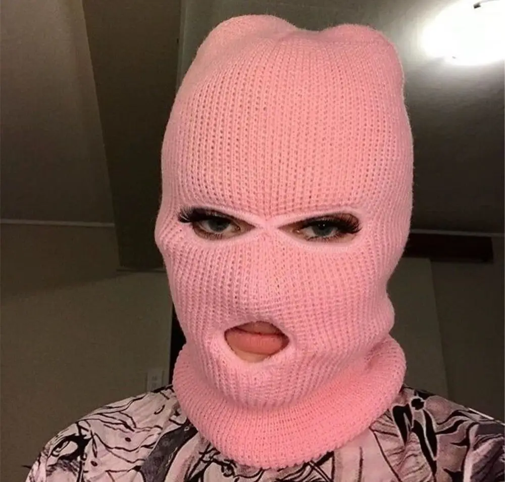 HT-1062 Fashion Sexy Women Baclava Custom Embroidery Ski Mask 3 Hole Custom Mask  Ski For Lady| Alibaba.com