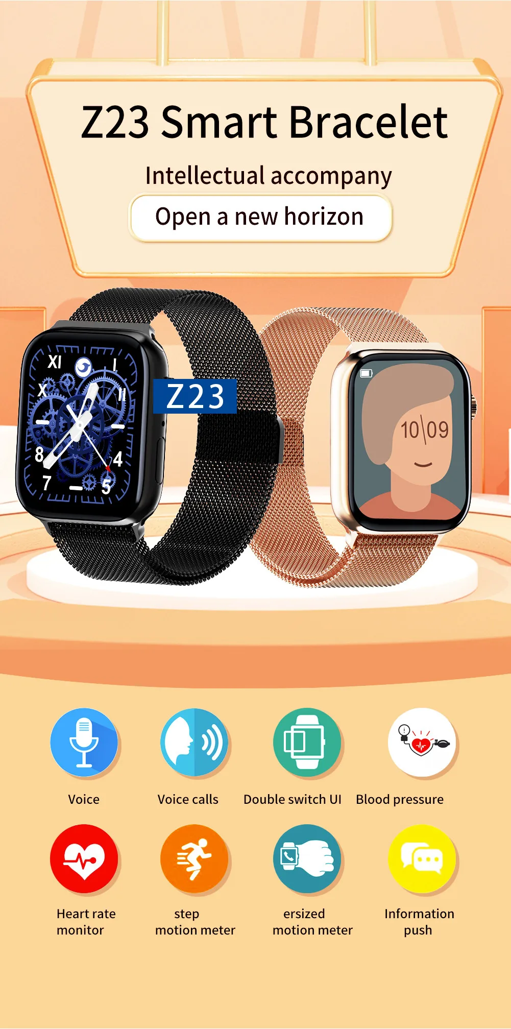 2021 Z23 Smart Watch Scroll Knob 1.7 Inch Big Screen Calling Customized  Pictuer On Smartwatch Z23 Better T500+pro Plus T55+ - Buy Z23 Smart Watch,Z23  Smartwatch,Smart Watch Z23 Product on Alibaba.com