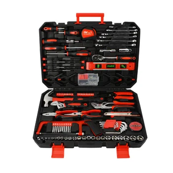 Combination 158 piece home thickened tool kit dual-use wrench hardware tool set