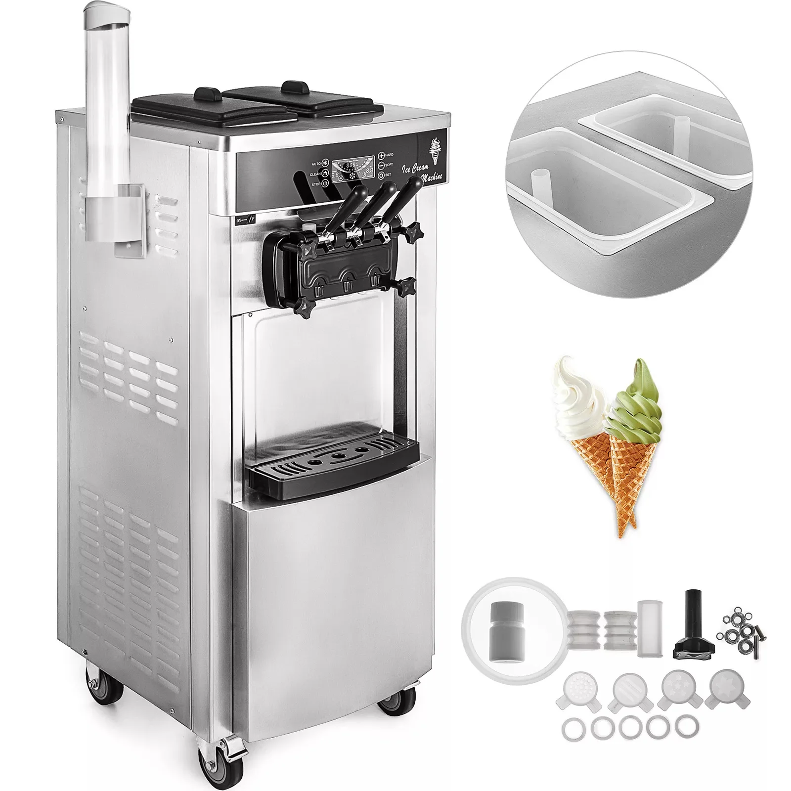 Professional Ice Cream Cone Making Machine Automatic Ice Cream Machine  Ice Cream Making Machine
