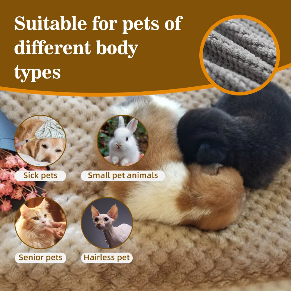 Wholesale Cat Dog Sleeping Cheap Blanket Factory Direct Comfortable Pe - product detail 5