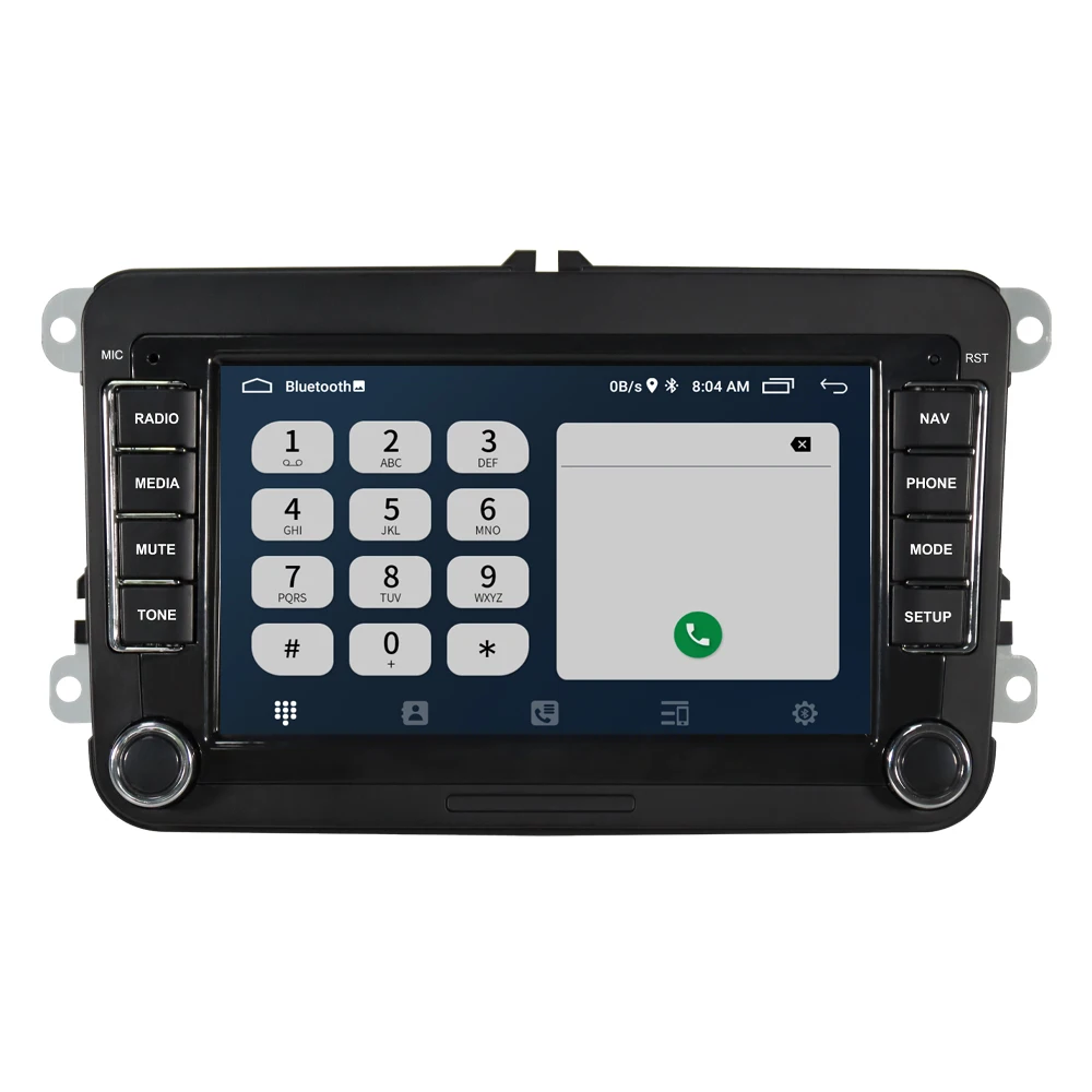 Double Din Navigation Digital TouchScreen Radio in Dash Audio Head Unit 7 Inch GPS Android Car Stereo Player for VW