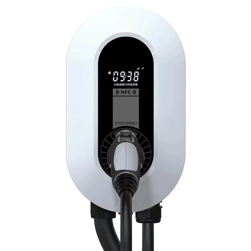 New 7kw 11kw 22kw Wall-mounted Electric Car Charger Fast Ac Ev Charging ...