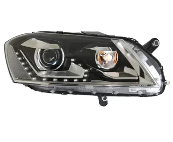 Change Lens Running Daytime Head Lights High Performance Head Light Head Lamps for VW Volkswagen  Passat B7 V1 2012