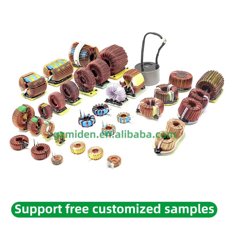 Iron Powder Core Red Gray Toroidal Digital Amplifier Inductor 10uH 15uH 22uH Class D Power Coils