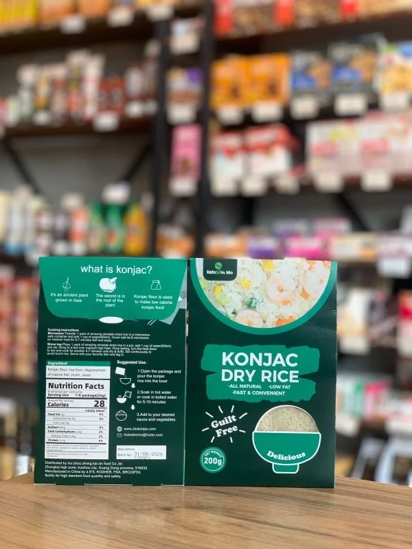 Fresh Konjac Rice Import Export Business Glucomannan Dried Diet Konjac Keto Rice