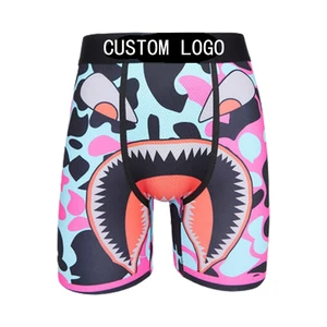 Men High Quality Underwear Boxers Sport Lengthen Fitness Camouflage Men Briefs Boxers