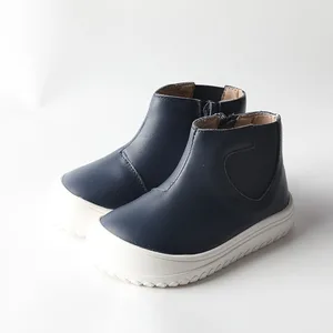 Babyhappy Mix Colors Shoes Heart Elastic Bands Barefoot Rubber Soles Leather Kids Boots