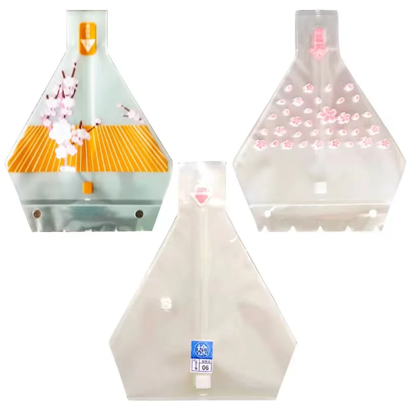 Food Grade Custom Onigiri Wrapper Packing Plastic Packaging Opp Bag Custom Print Poly Package with Sticker