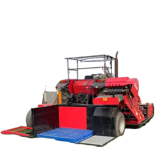 Automatic Lawn Turf Combine Harvester, Golf Course Construction Equipment,