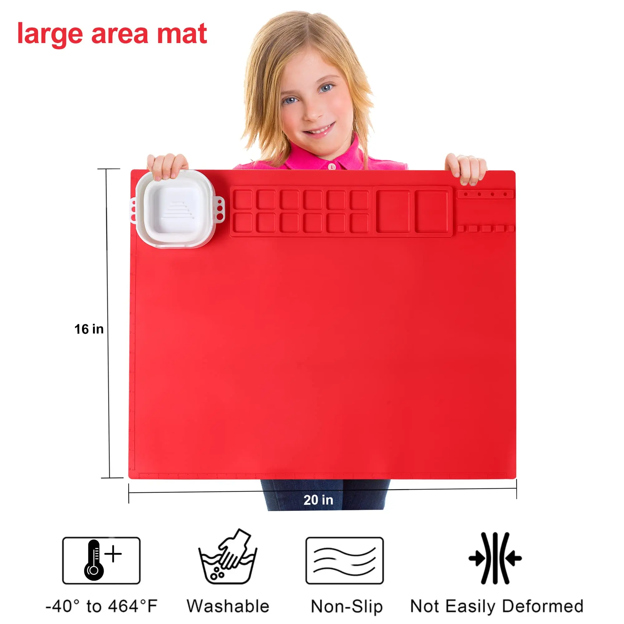 Bpa Free Ecofriendly Anti Contamination No Slip Soft Durable