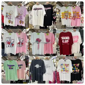 New Teenagers Women's Short-sleeved O-Neck Loose Large Size Eco-Friendly 100% Cotton Prairie Chic Summer T-shirt