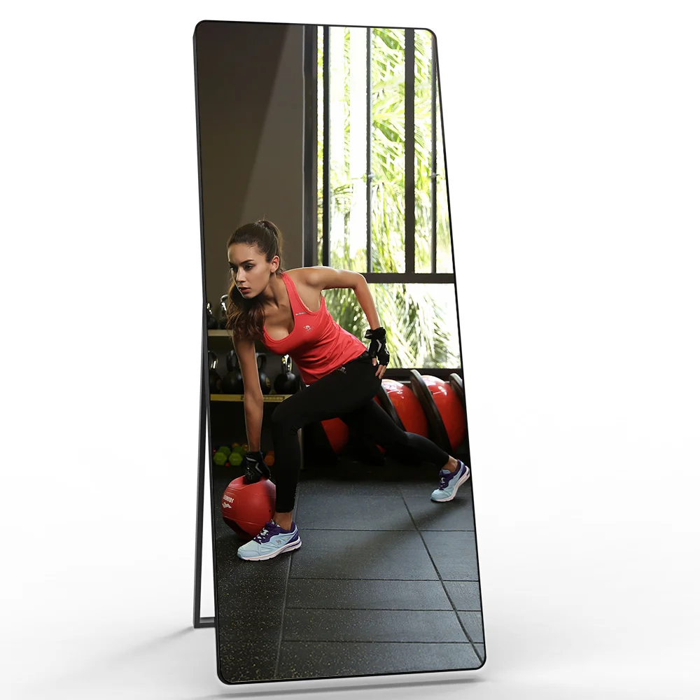 2024 New 32 Inch Magic Mirror Home Exercise Wall Mount Interactive Smart  Mirror Touch Screen Lcd AI Smart Fitness Mirror