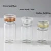 Asian silver cap+butyl inner plug