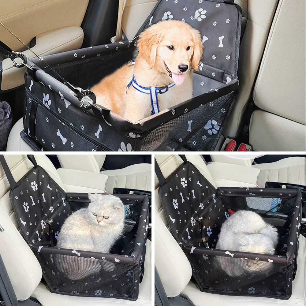 Hot selling customized travel safety luxury portable dog car booster seat bed supplier