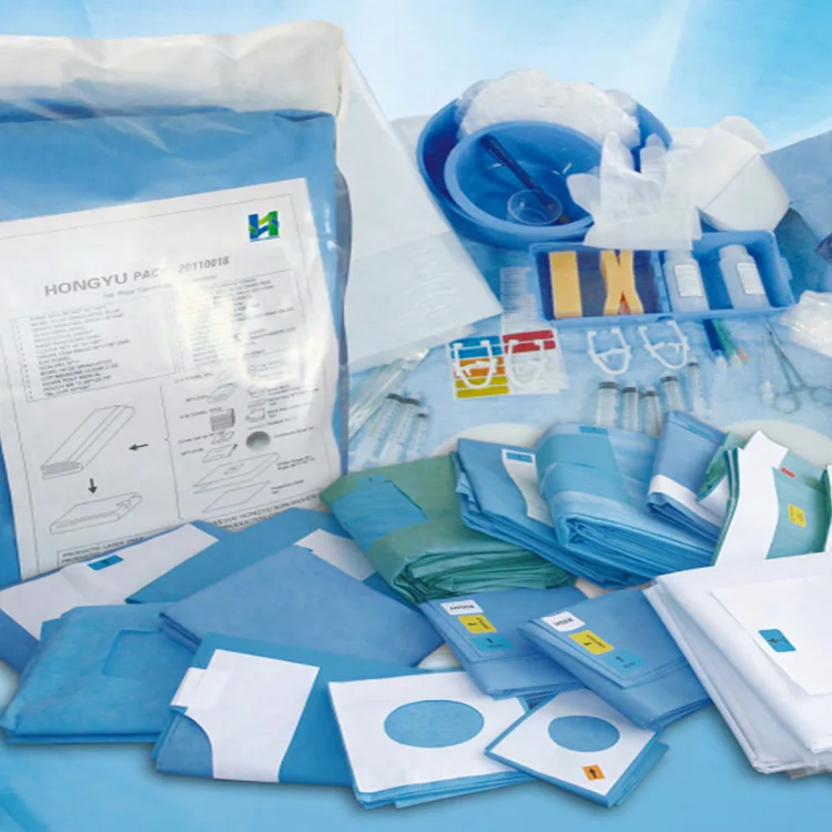 medical disposable sterile surgical operation drape packs