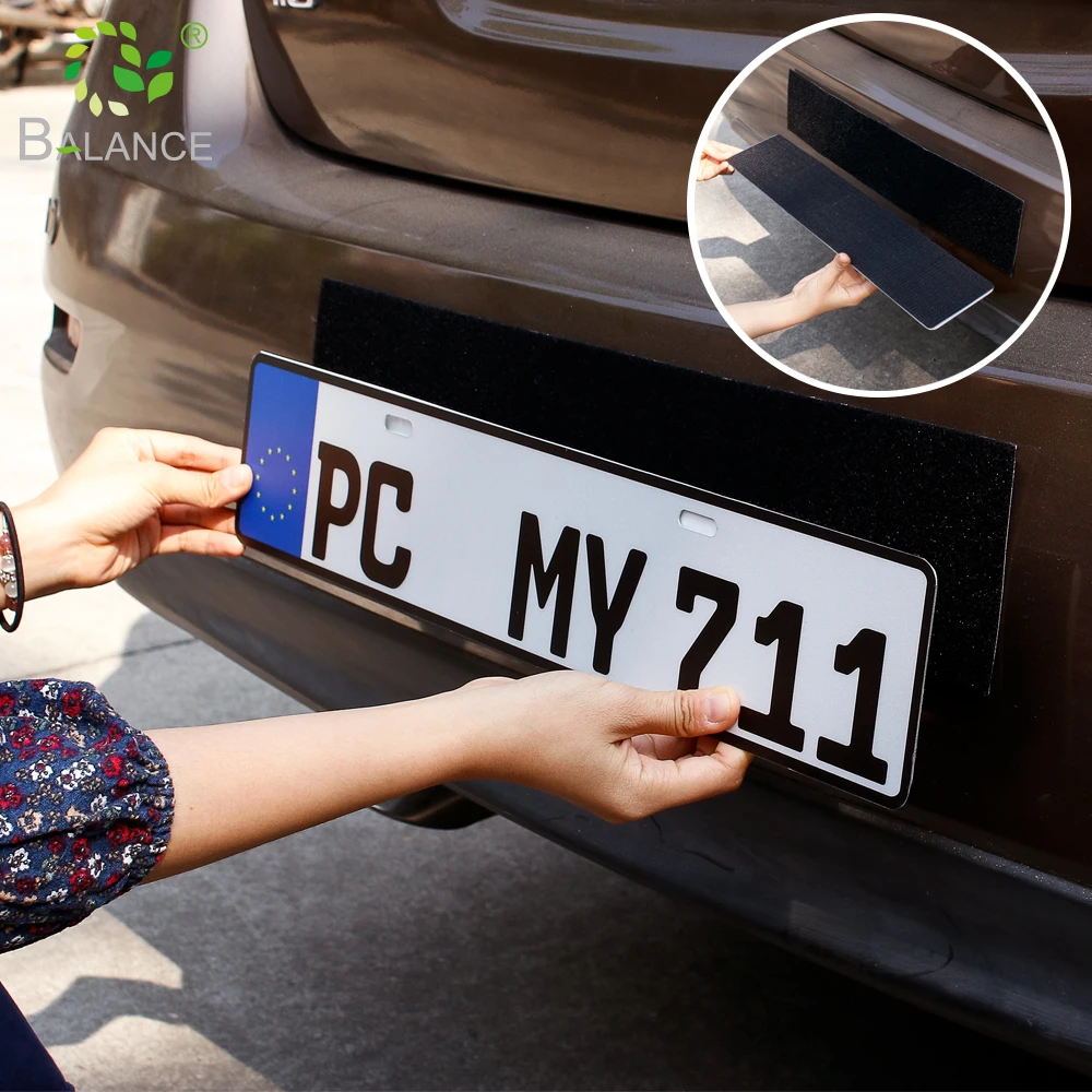 Frameless Retractable Promotion Car Number Plate Holder License Plate Frame