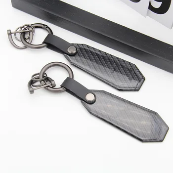 Sublimation Blanks Other Key Chains Wholesale Carbon Fiber Car Brand Key rings High Quality Keyring Metal Customized Keychain