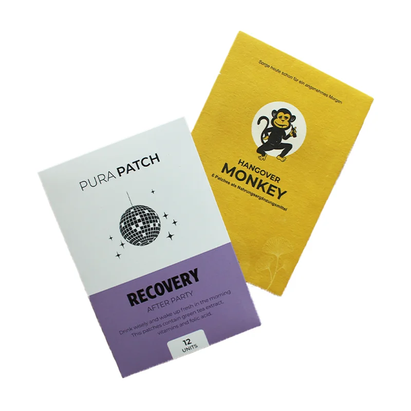 Marchio Privato Rimedio Anticongelante Facile da Usare Durante il Sonno o il Giorno Patches con Vitamine per la Sbornia a Rilascio Transdermico