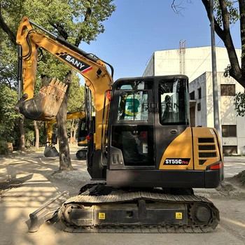 SANY SY55 Crawler Excavator Used Mini 55 60 75 Excavator New in Shanghai Provided Original ISUZU Engine Excavators