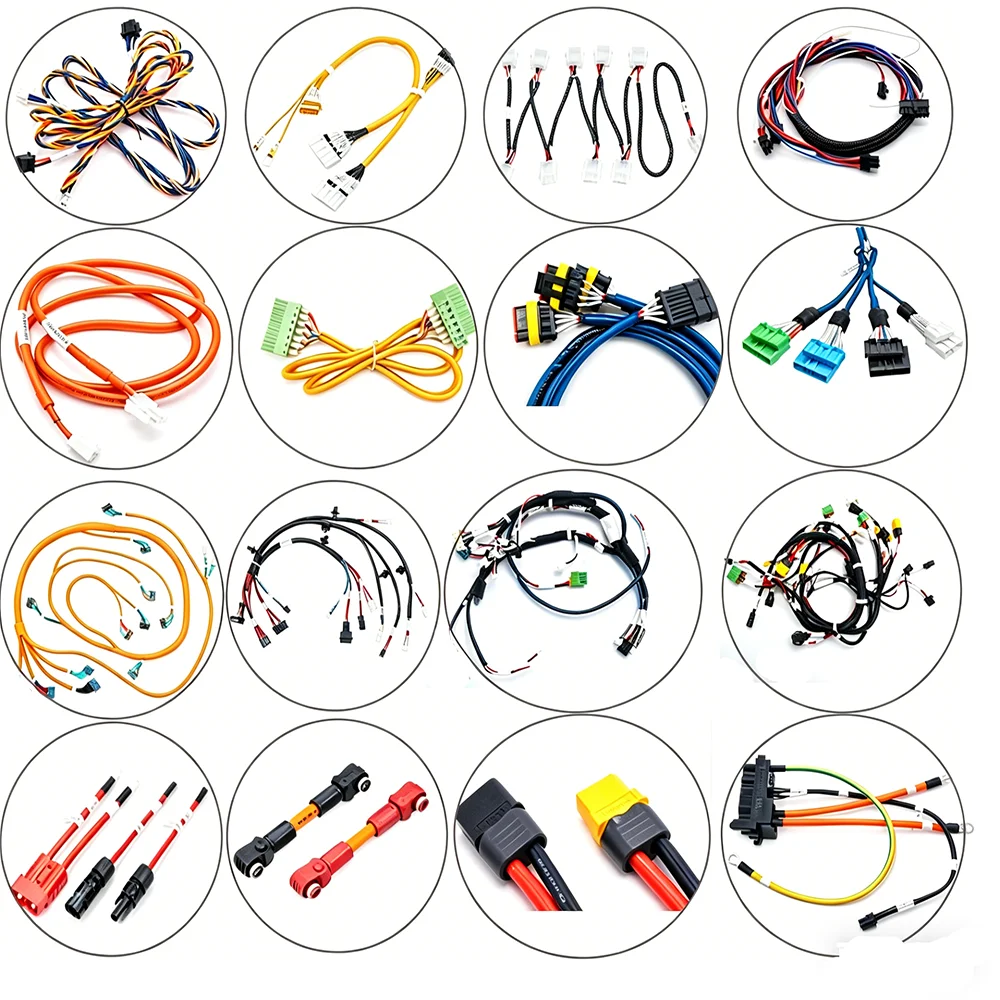 Custom-made Medical Smart Home Equipment Cable 24P Connector Complete Cable Assembly PTFE PVC Insulation Electronic Wire Harness