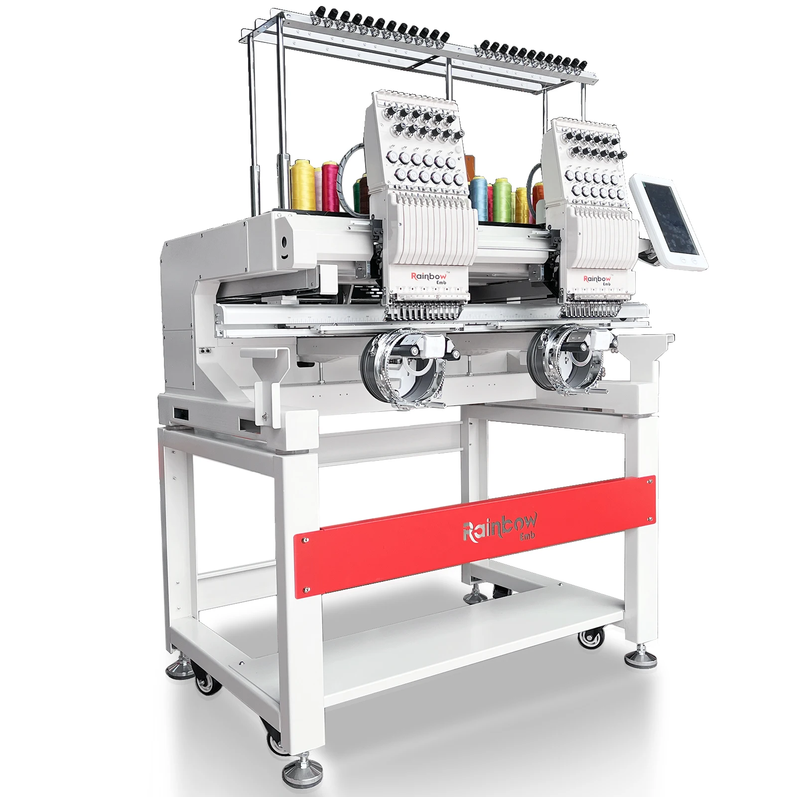 Futong 2head Used Embroidery Machines 2 Head 2head 10 Needle