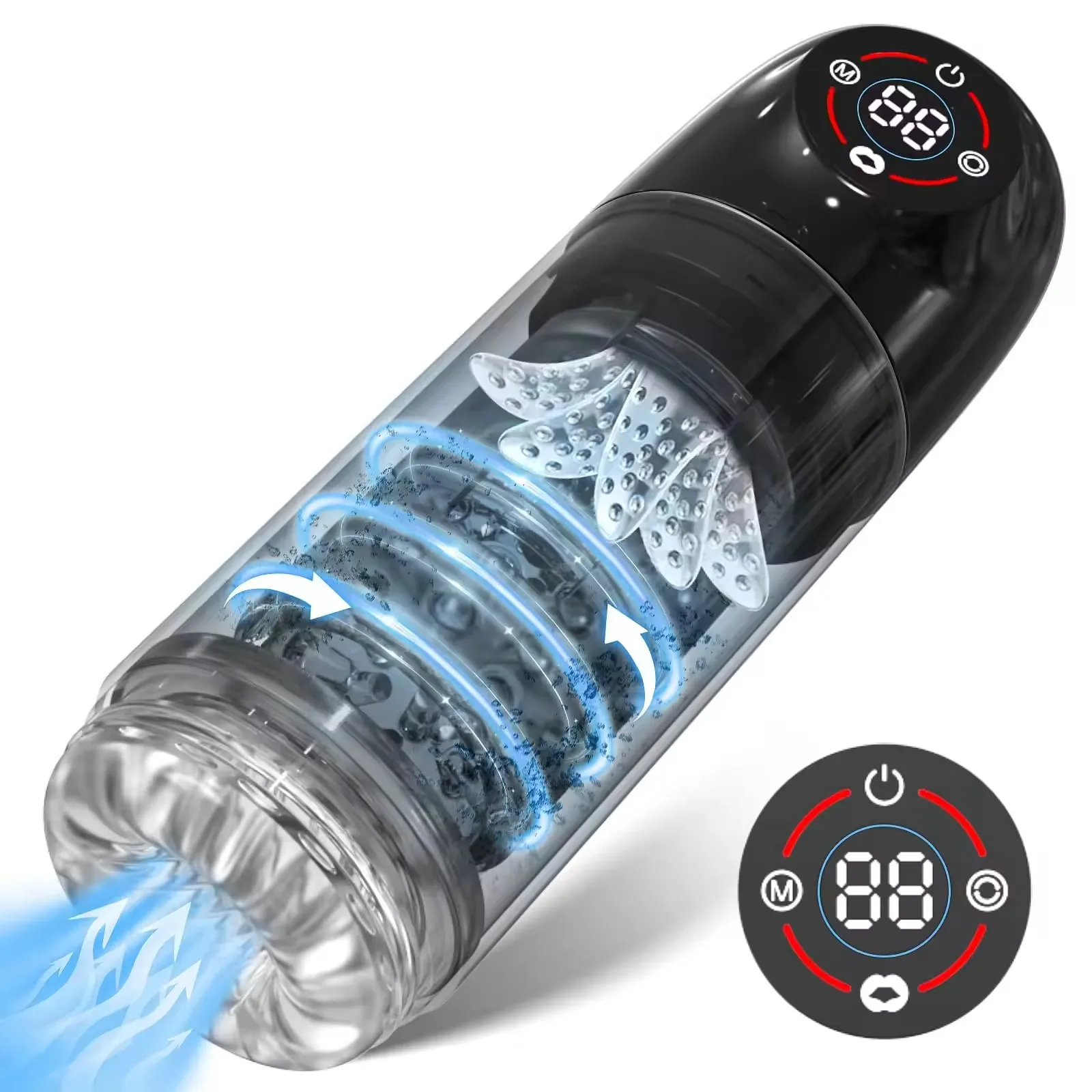 Upgraded PRO Waterproof Automatic Male Masturbator Cup with 7 Frequency  Suction Modes for Enhanced Pleasure - USB Rechargeable