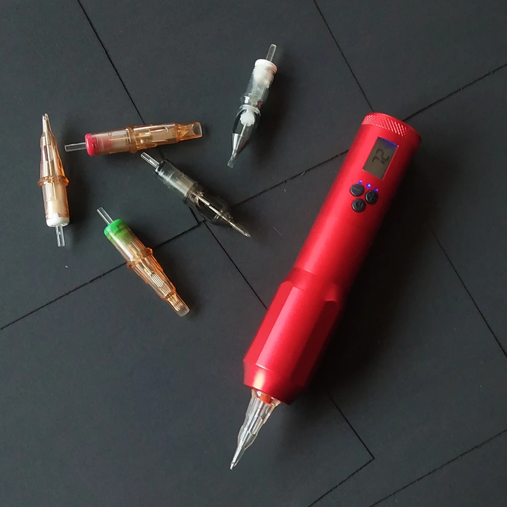 INKin Swiss Motor Grey Wireless Tattoo Pen Machine 1000mAh Battery Pack  Power Supply