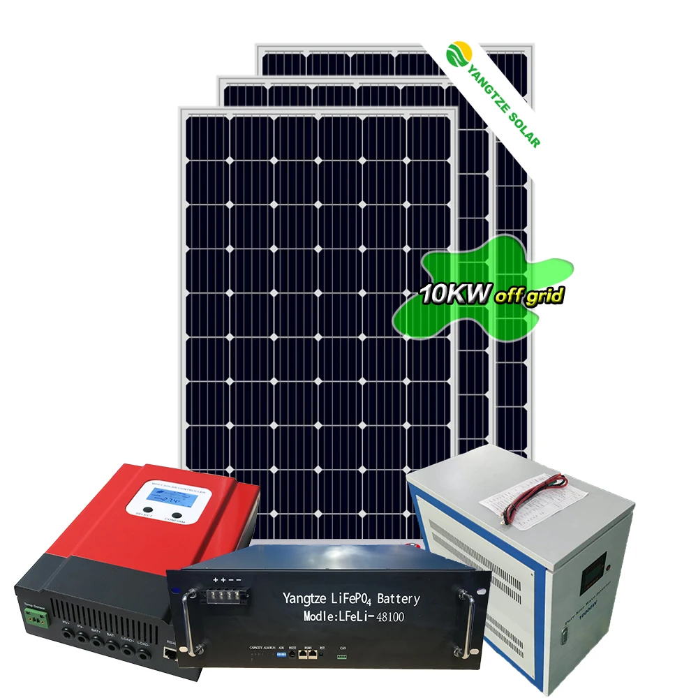 Yangtze 10 kw off grid solar home systems roof mount cheap price IP68