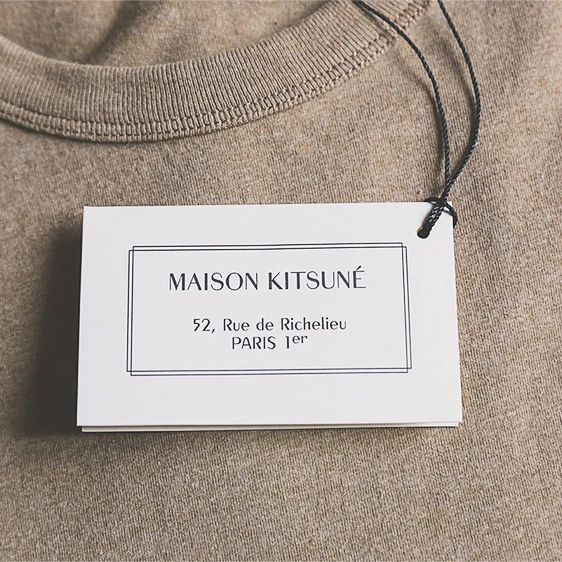 Wholesale Label T-Shirts Printing Set Hang Tags Personalized Dress