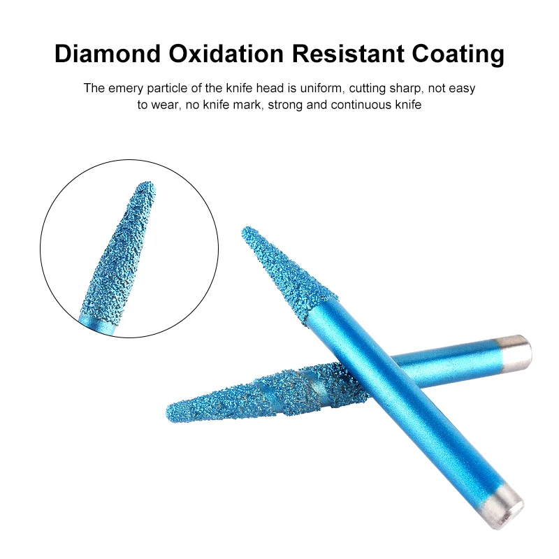 Dialead Granite Smelt Diamond Engraving Bits For Stone Milling Machine