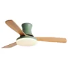 Grano de madera verde