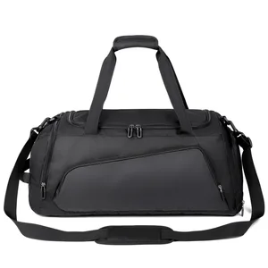 Large Capacity Men Oxford Waterproof Dry And Wet Separation Fitness Sport Gym Bag Travel Duffel Bag With Shoes Compartment