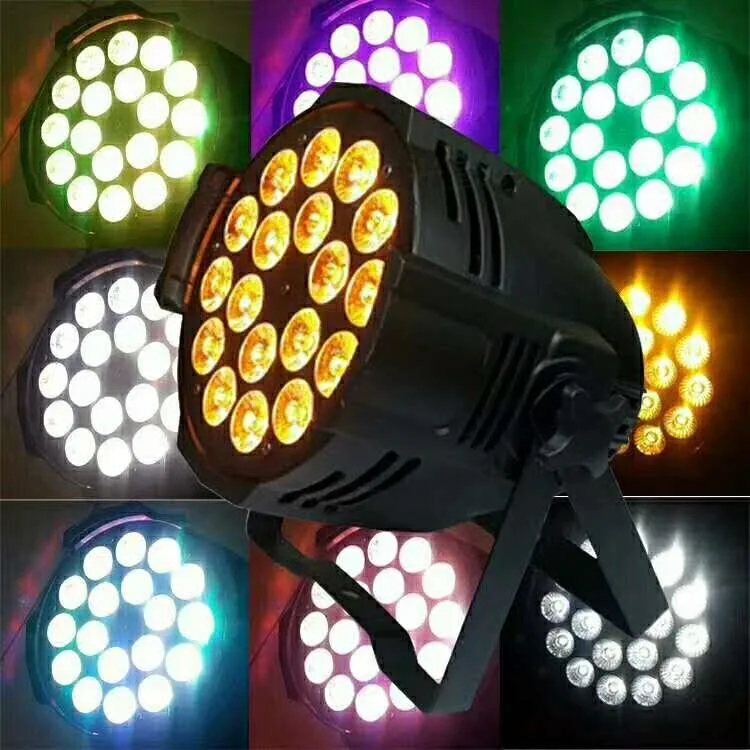 HOT Factory Direct Sales Stage PAR Light Festivals Waterproof LED PAR Light Rgb for Dance Studios,18*10W