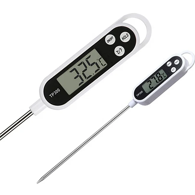 Electronic Food/Meat Thermometer Probe Kitchen Tool BBQ Cooking Milk Oil Digital 
