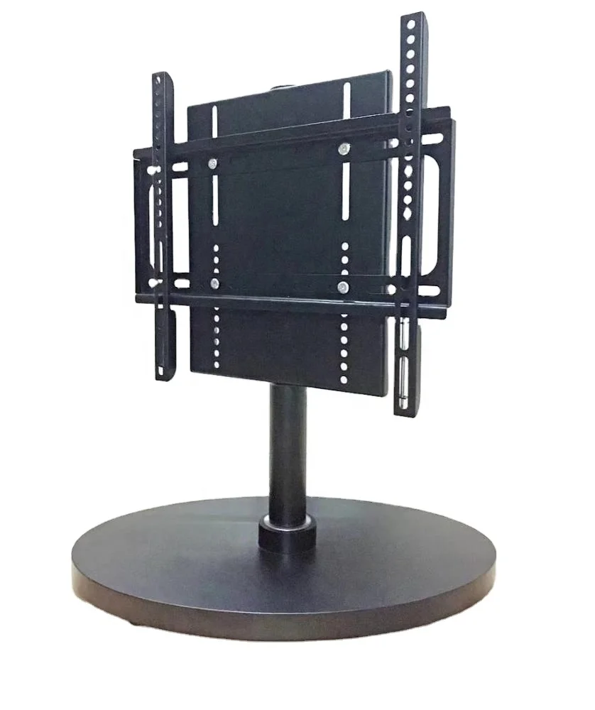 Aleratec Soporte de base giratoria de TV de doble cara, rotación de 360˚,  mesa giratoria Lazy Susan para televisores, monitores, soporte de TV  moderno