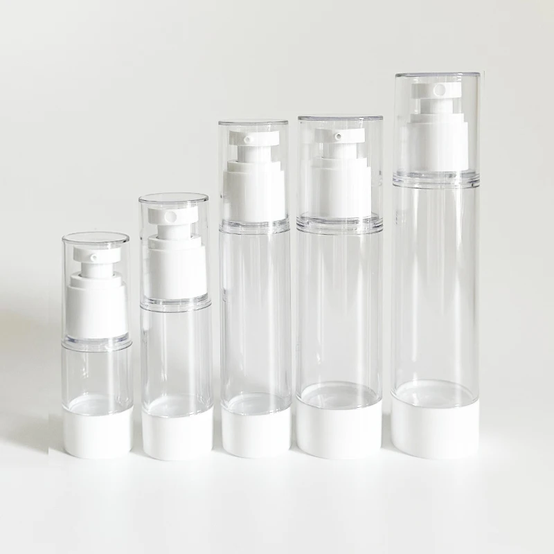 Empty Fine Mist 120ml Round PET Plastic Perfume Toner Black Spray Bottle Screw Cap 30ml 60 80 100 ml