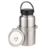 Set vaso e bottiglia grigio da 750 ml