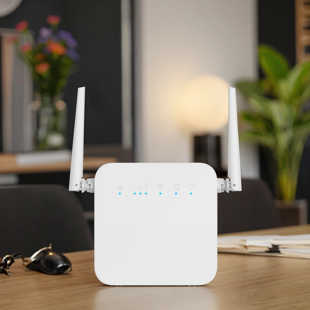 ルーター・ネットワーク機器 Mobile Router SIM Free 8 units 5G Gigabit Dualband Router with SIM Card Slot & 8 Antennas